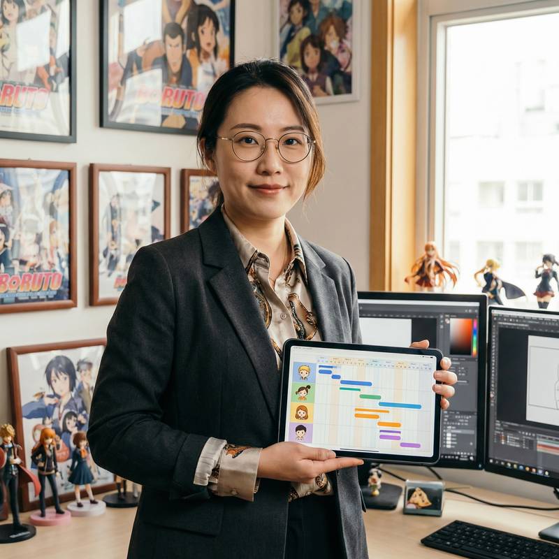 麻豆传媒动漫制片人林雨薇